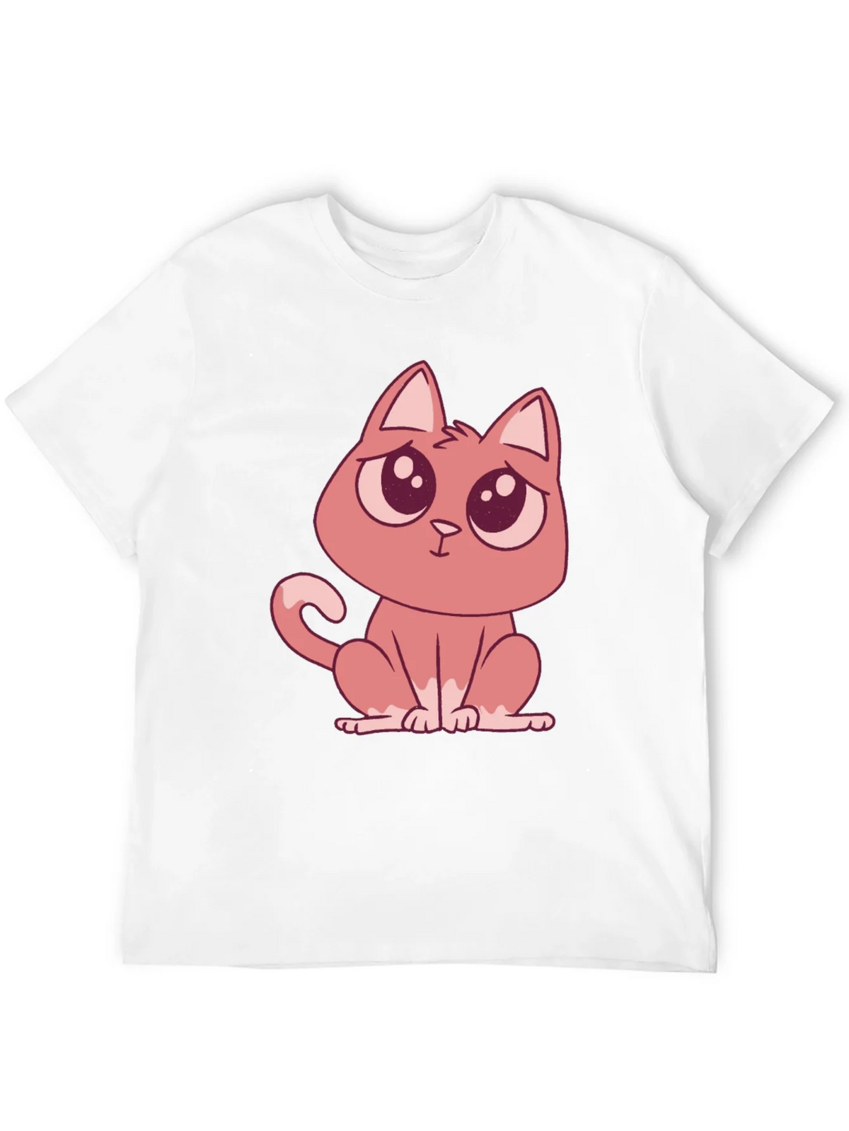 Cute Cartoon Cat Graphic Tee - Soft Cotton Comfort product image 11