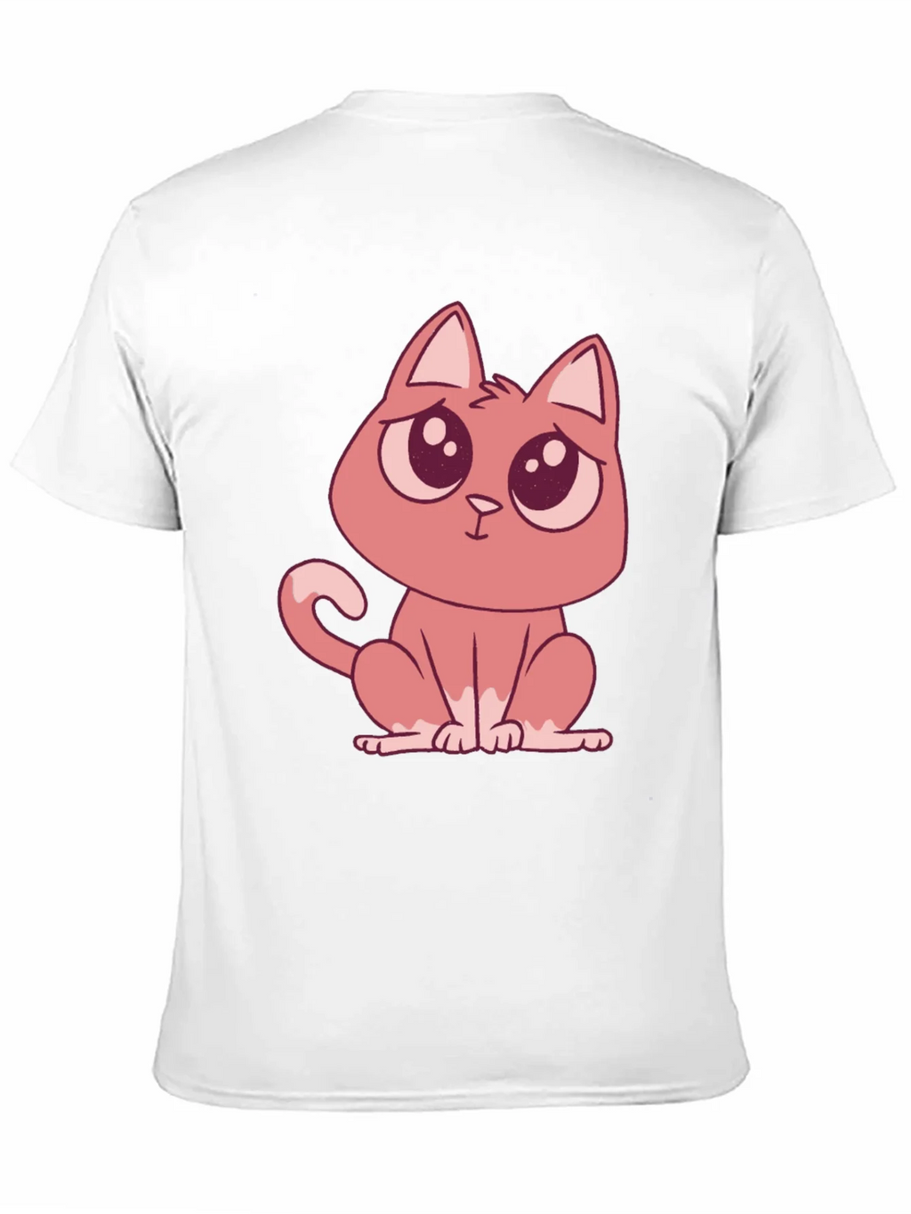 Cute Cartoon Cat Graphic Tee - Soft Cotton Comfort product image 10