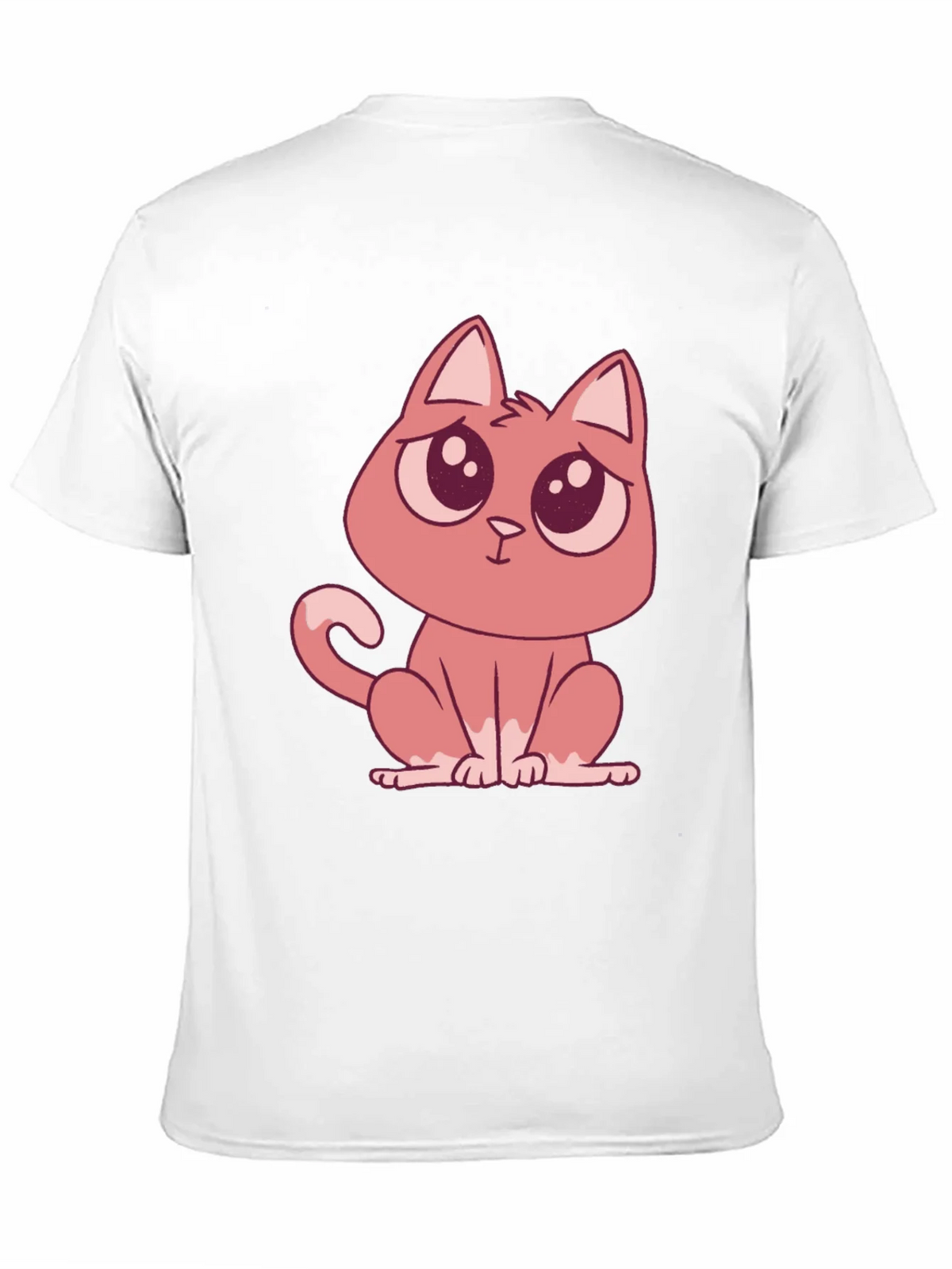 Cute Cartoon Cat Graphic Tee - Soft Cotton Comfort product image 10