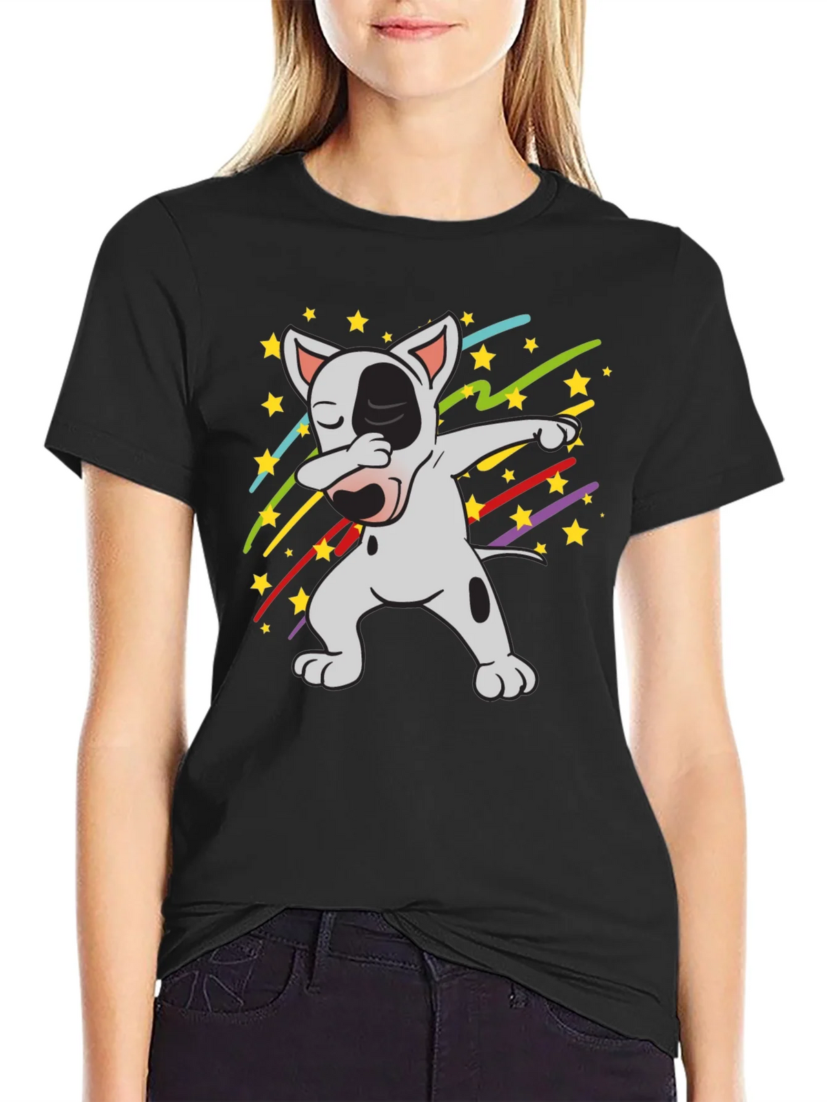 Dabbing Dog T-Shirt - Cool Graphic Tee product image 2