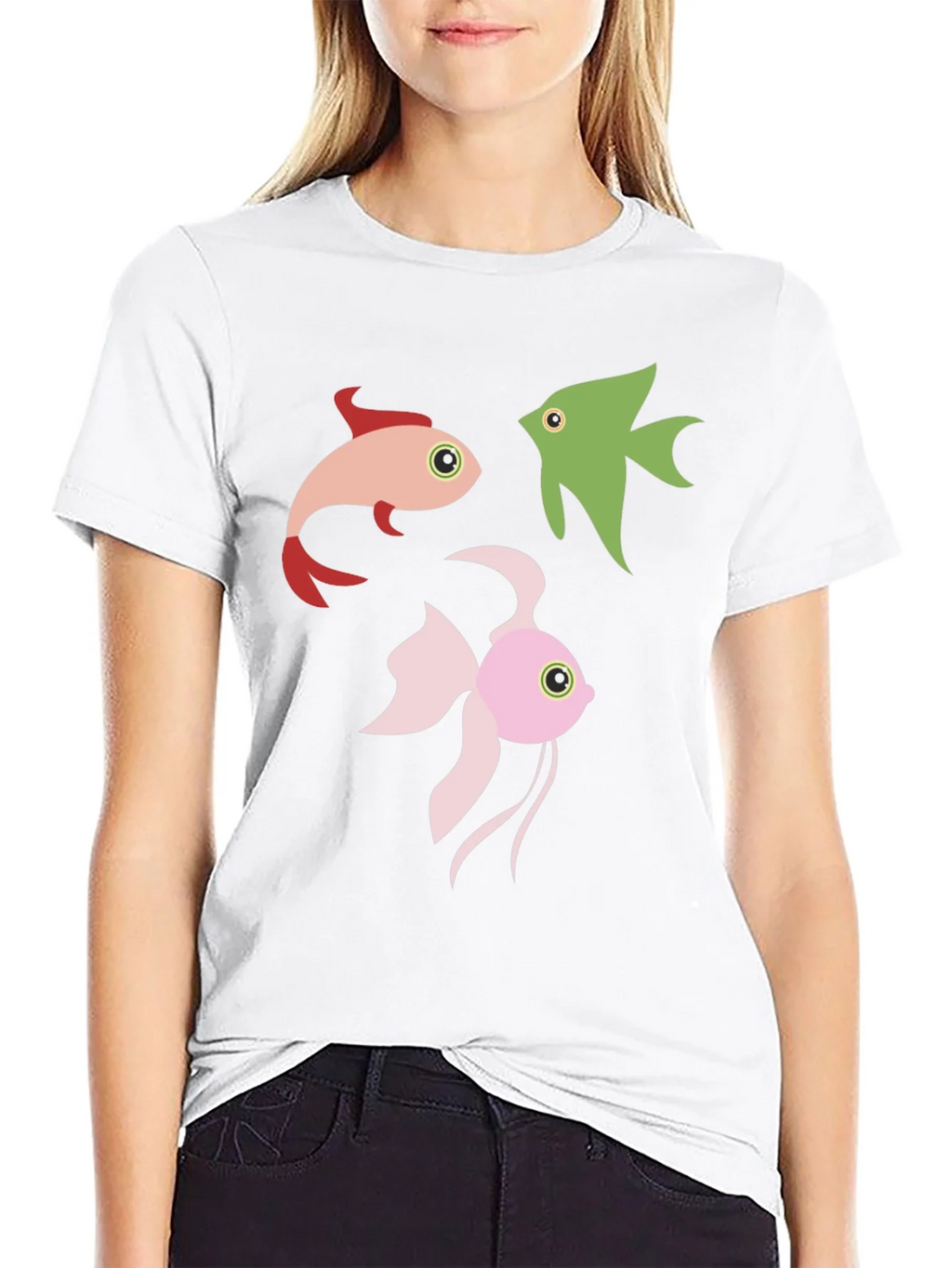 Fish Graphic Tee - Black product image 8