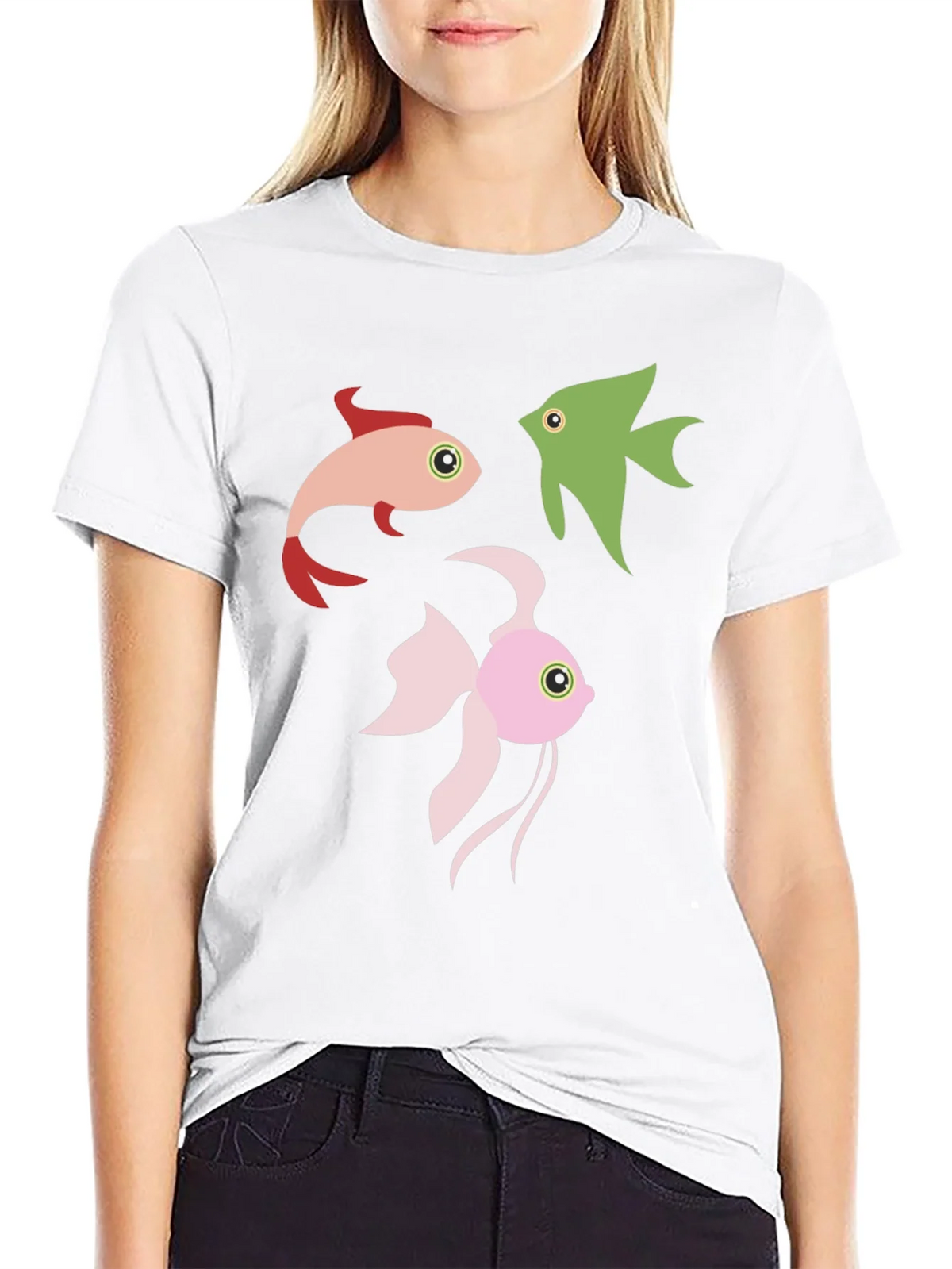 Fish Graphic Tee - Black product image 8