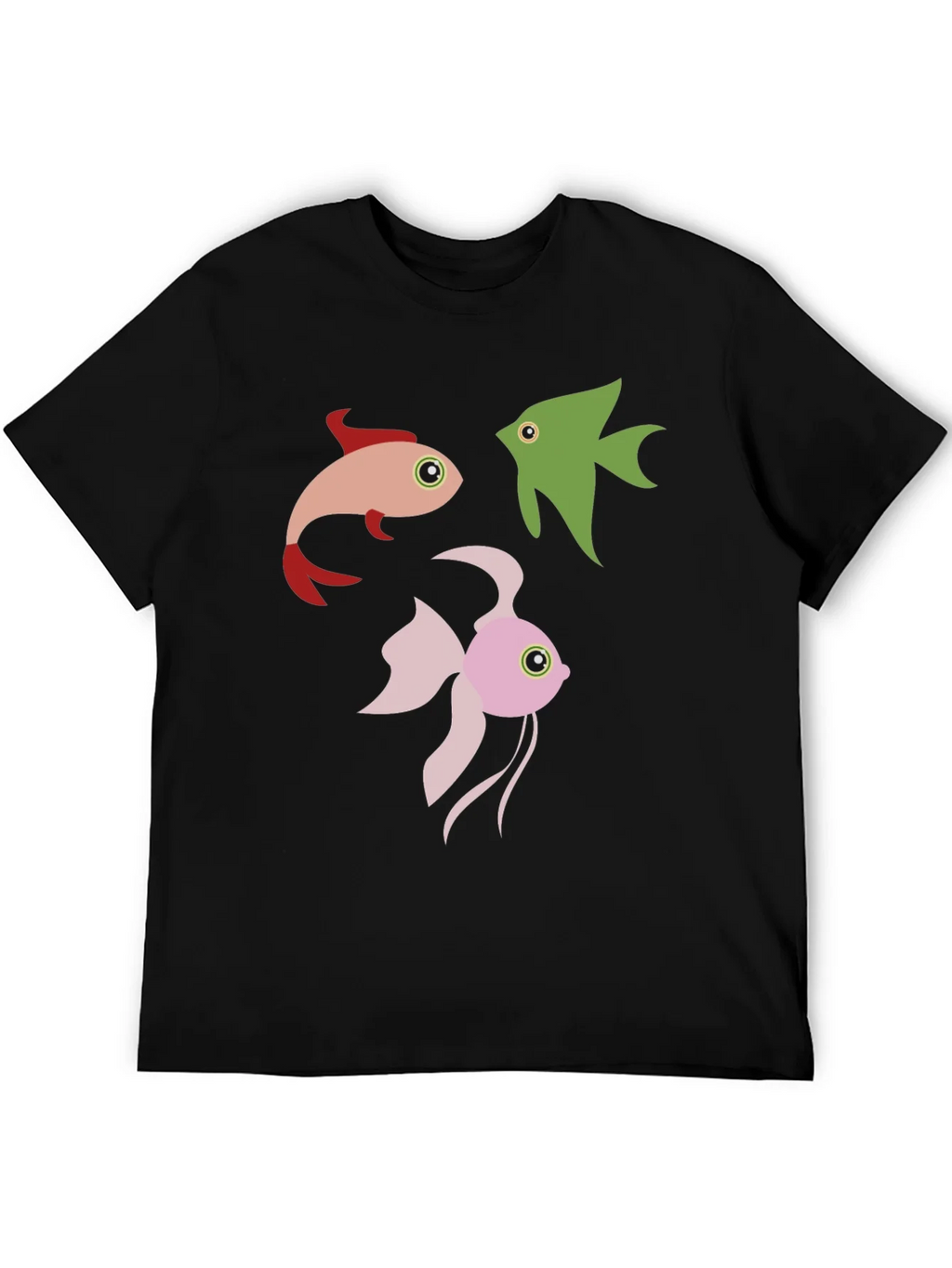 Fish Graphic Tee - Black product image 5