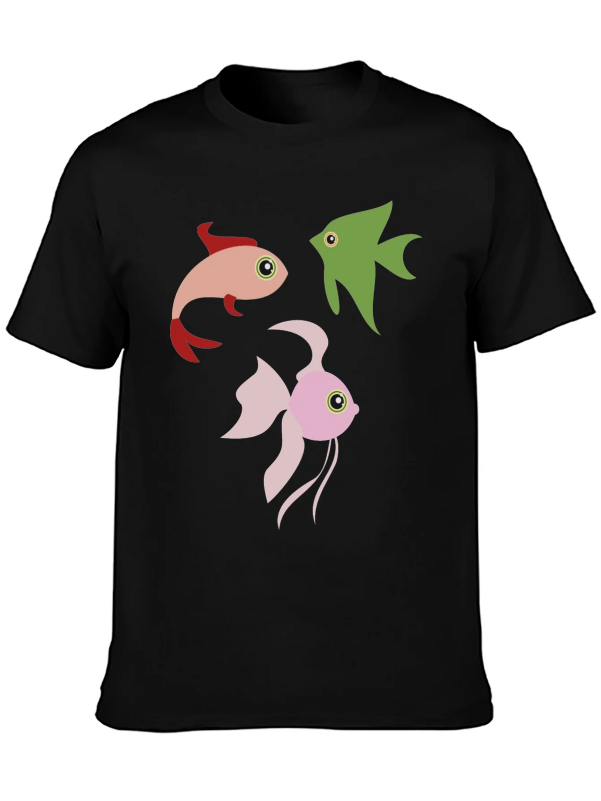Fish Graphic Tee - Black product image 3