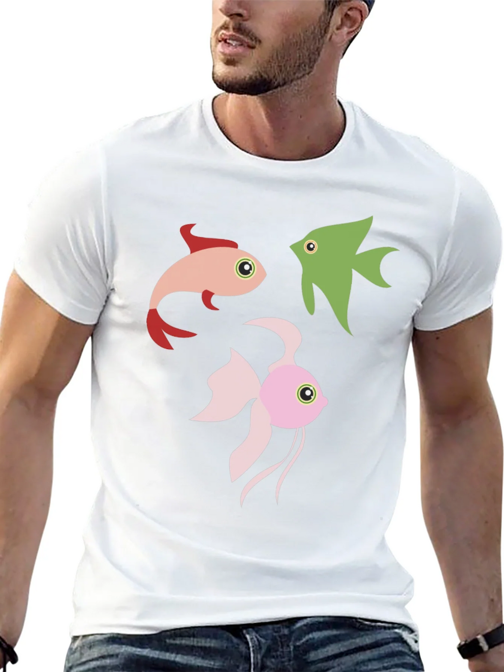 Fish Graphic Tee - Black product image 12