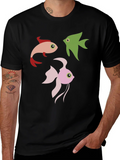 Fish Graphic Tee - Black product image 1