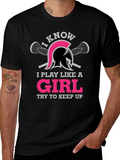 I Play Like A Girl Lacrosse T-Shirt product image 1