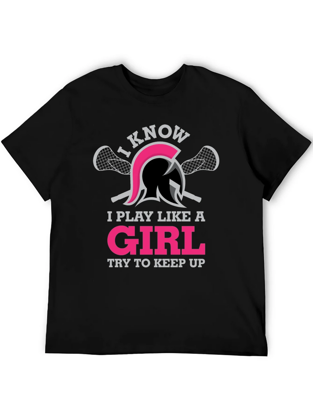 I Play Like A Girl Lacrosse T-Shirt product image 5