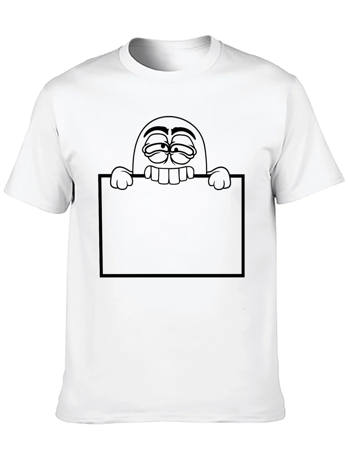 Funny Cartoon Graphic Black T-Shirt product image 9