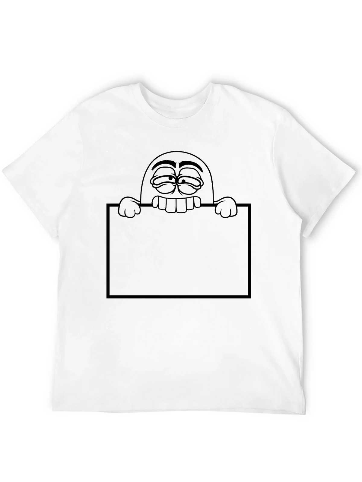 Funny Cartoon Graphic Black T-Shirt product image 11