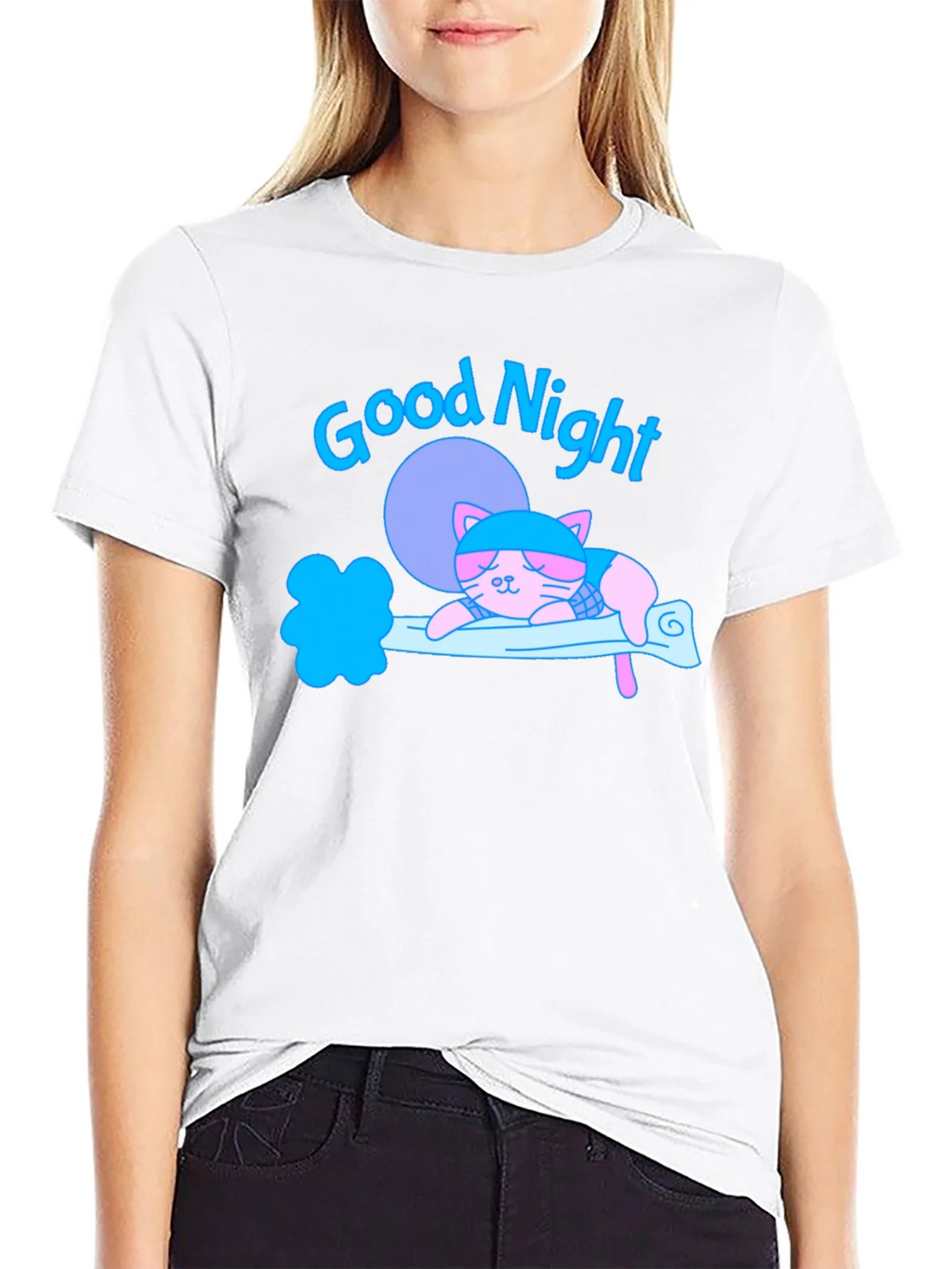 Good Night Cat T-Shirt product image 8