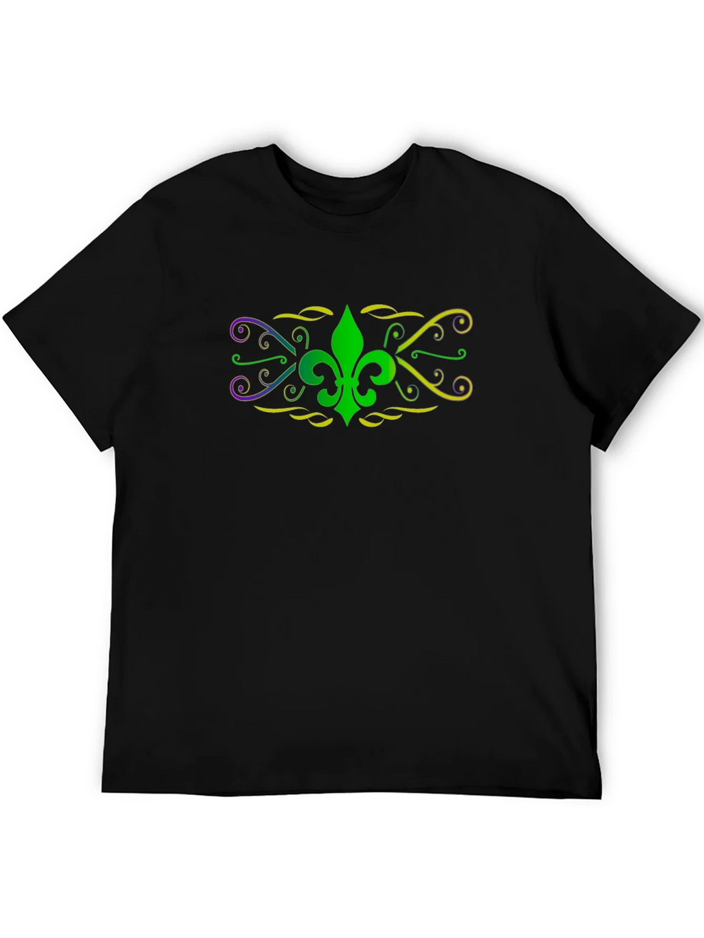 Mardi Gras Fleur-de-lis Graphic Tee product image 5