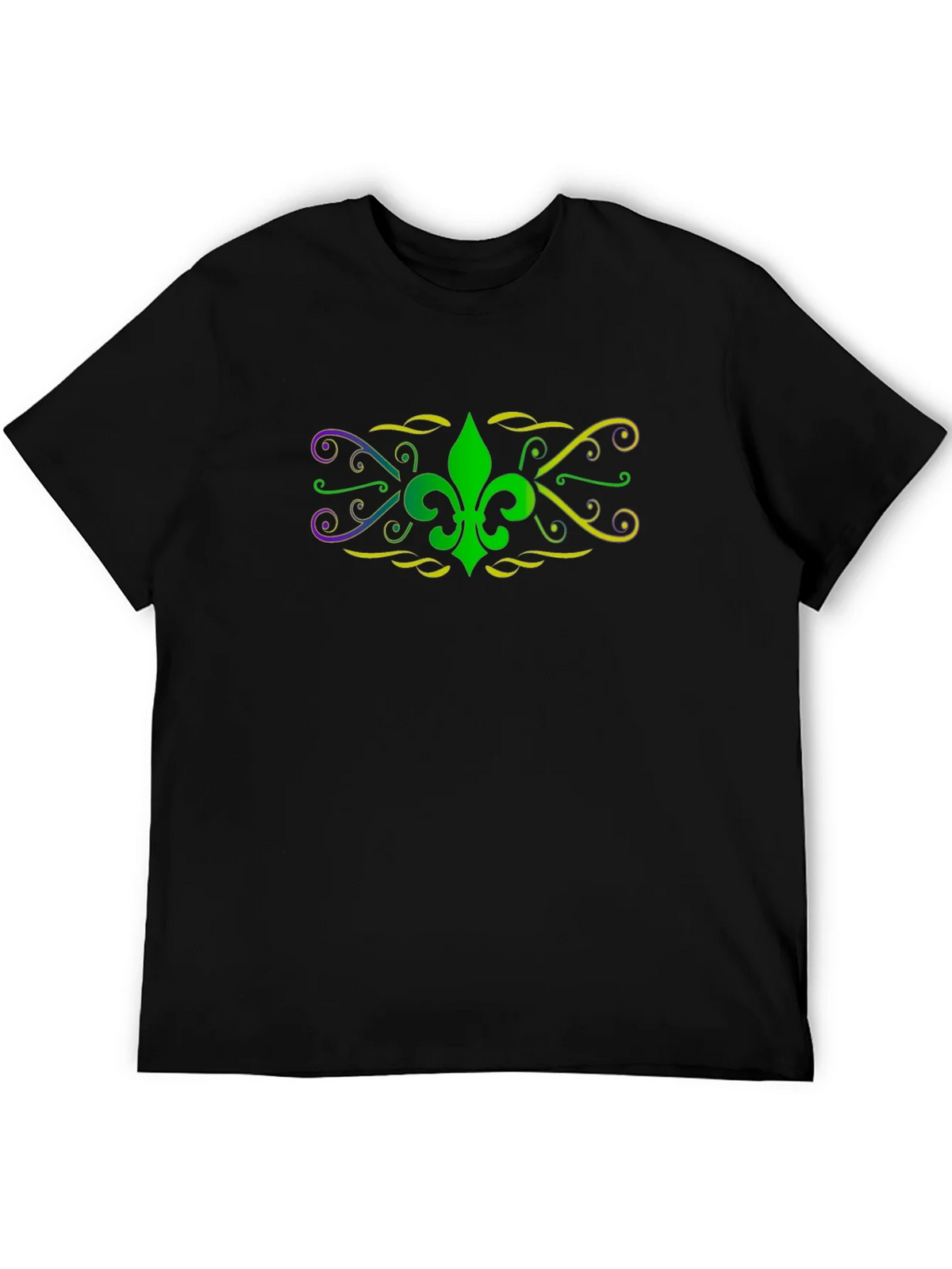 Mardi Gras Fleur-de-lis Graphic Tee product image 5