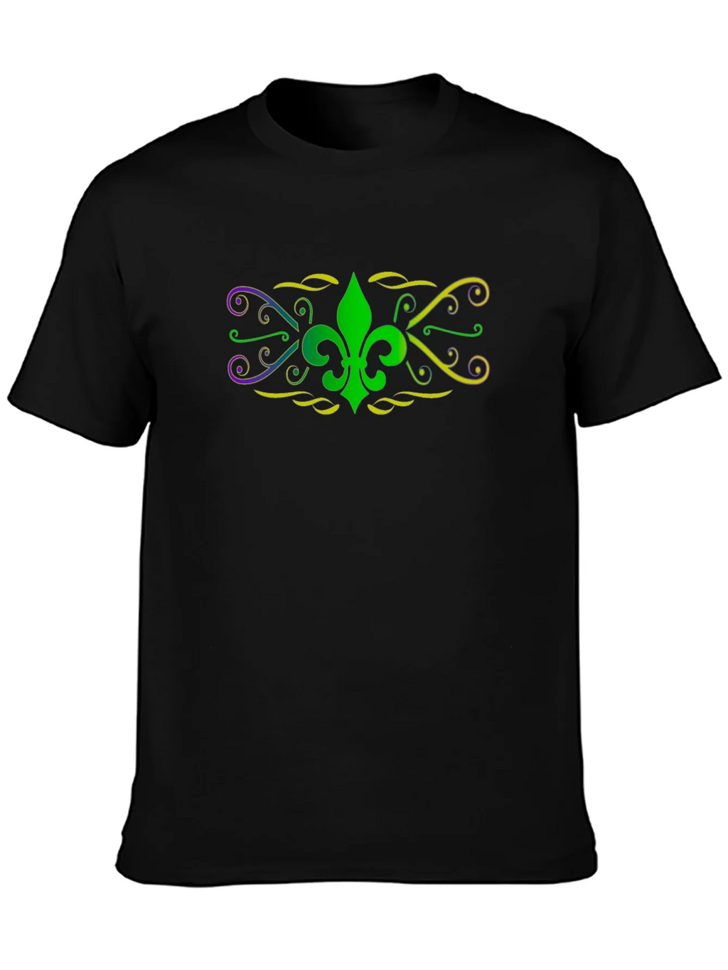 Mardi Gras Fleur-de-lis Graphic Tee product image 3
