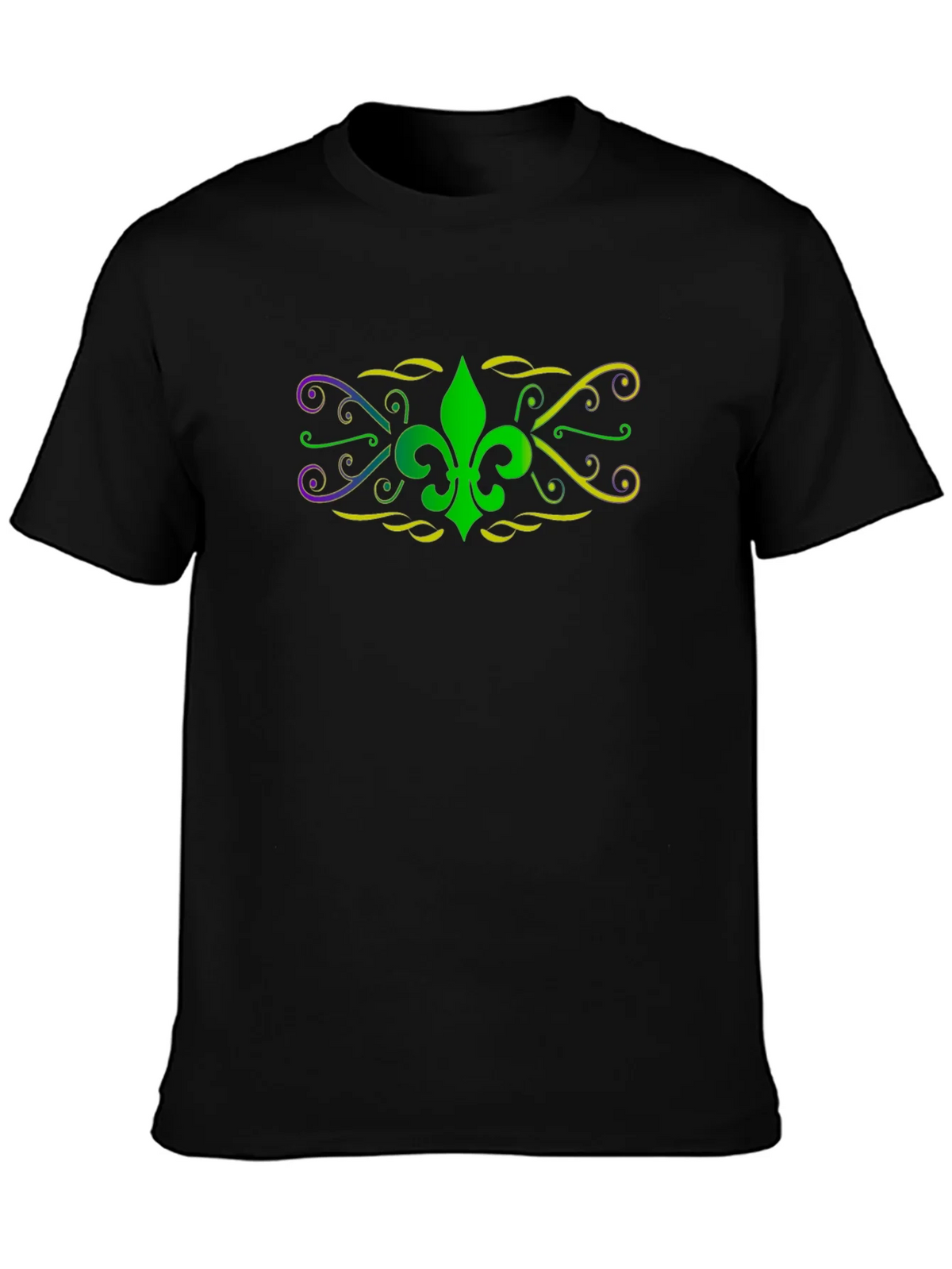 Mardi Gras Fleur-de-lis Graphic Tee product image 3