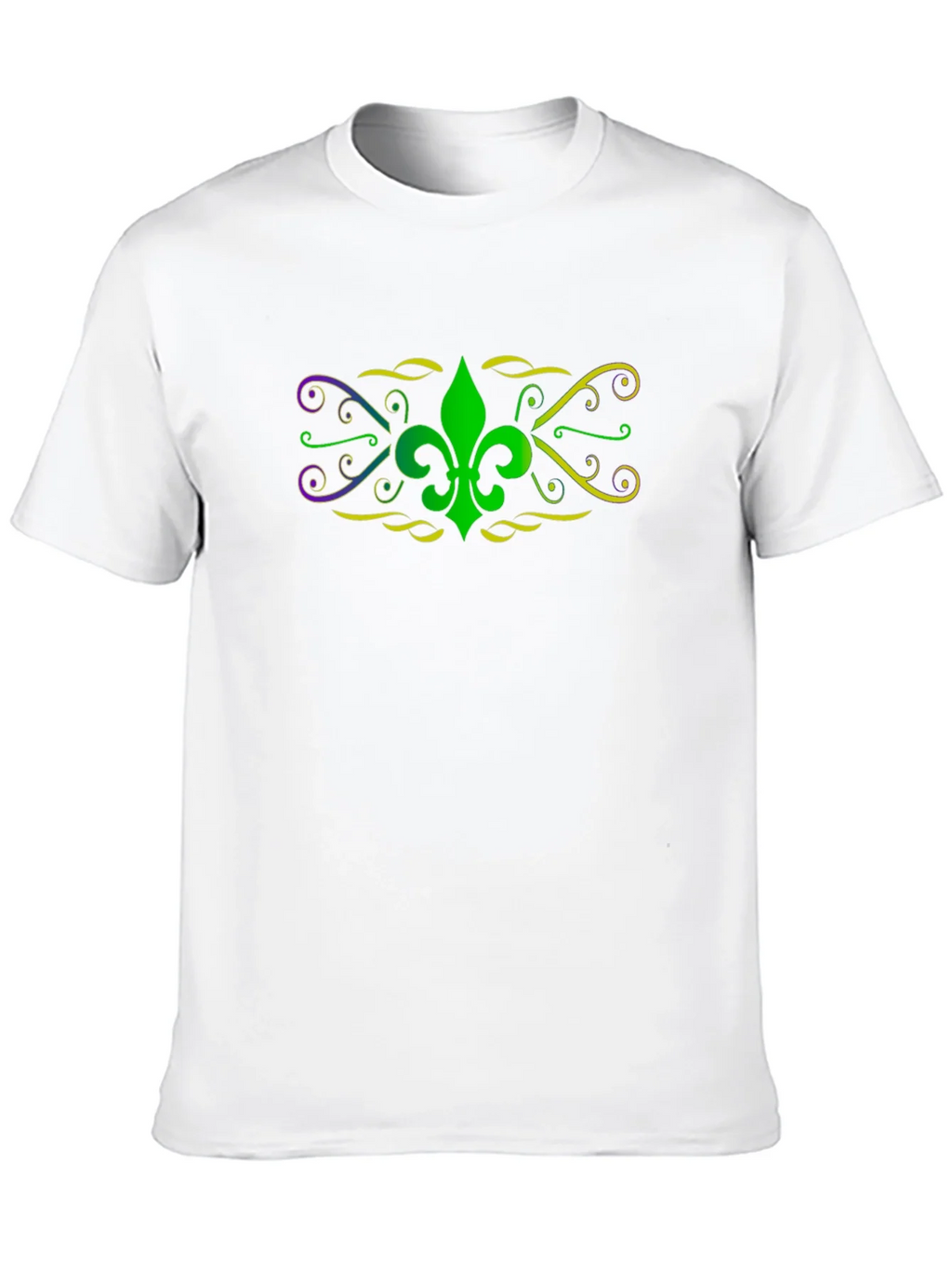 Mardi Gras Fleur-de-lis Graphic Tee product image 9