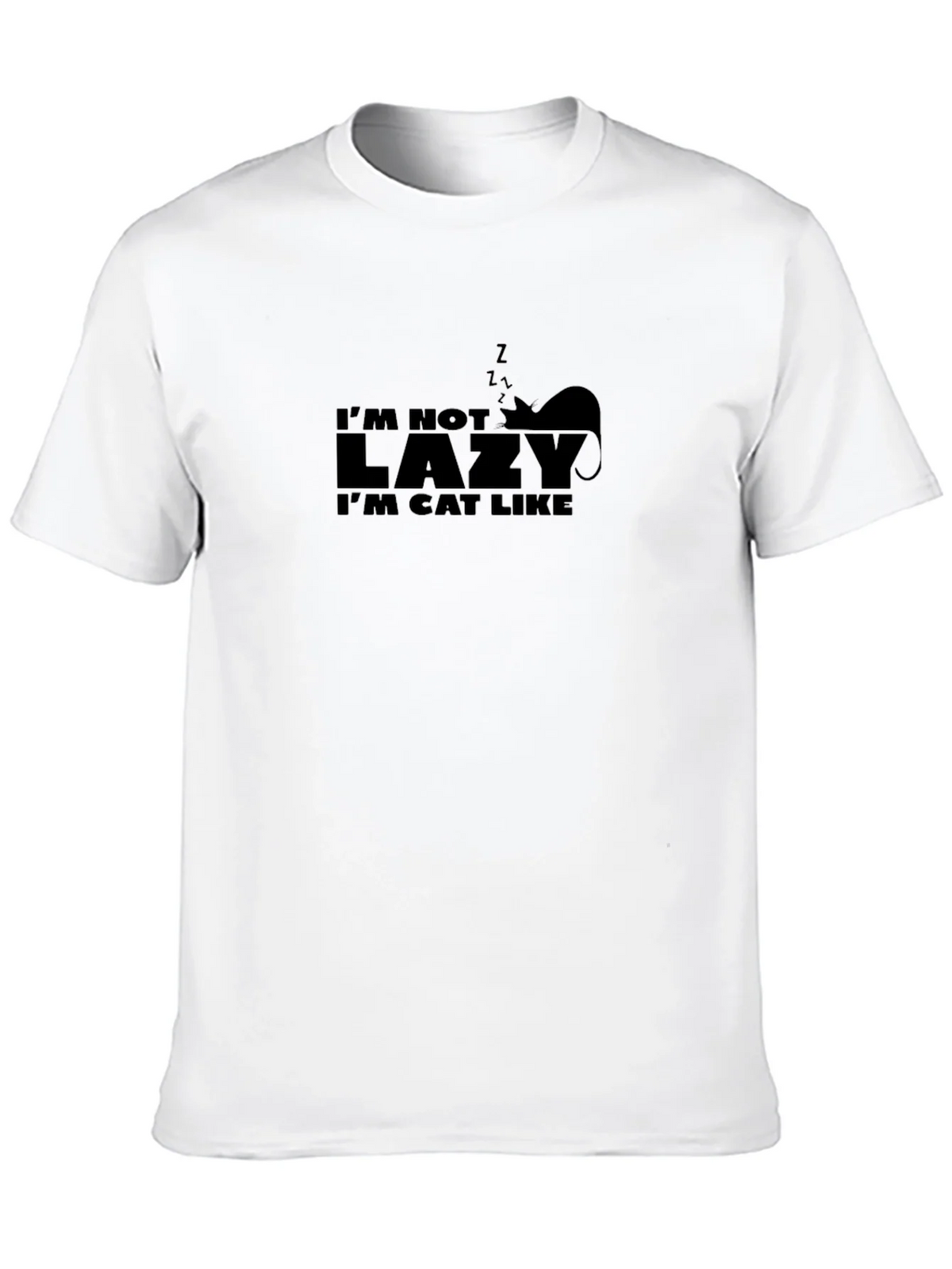 Im Not Lazy Im Cat Like Graphic Tee product image 9