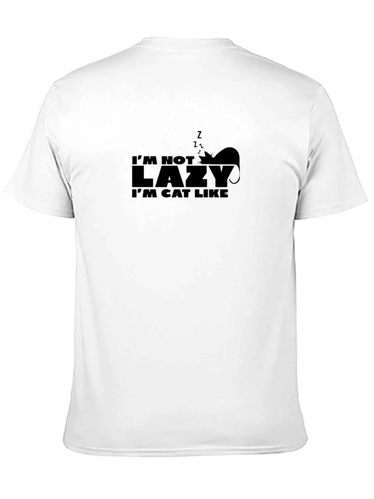 Im Not Lazy Im Cat Like Graphic Tee product image 10