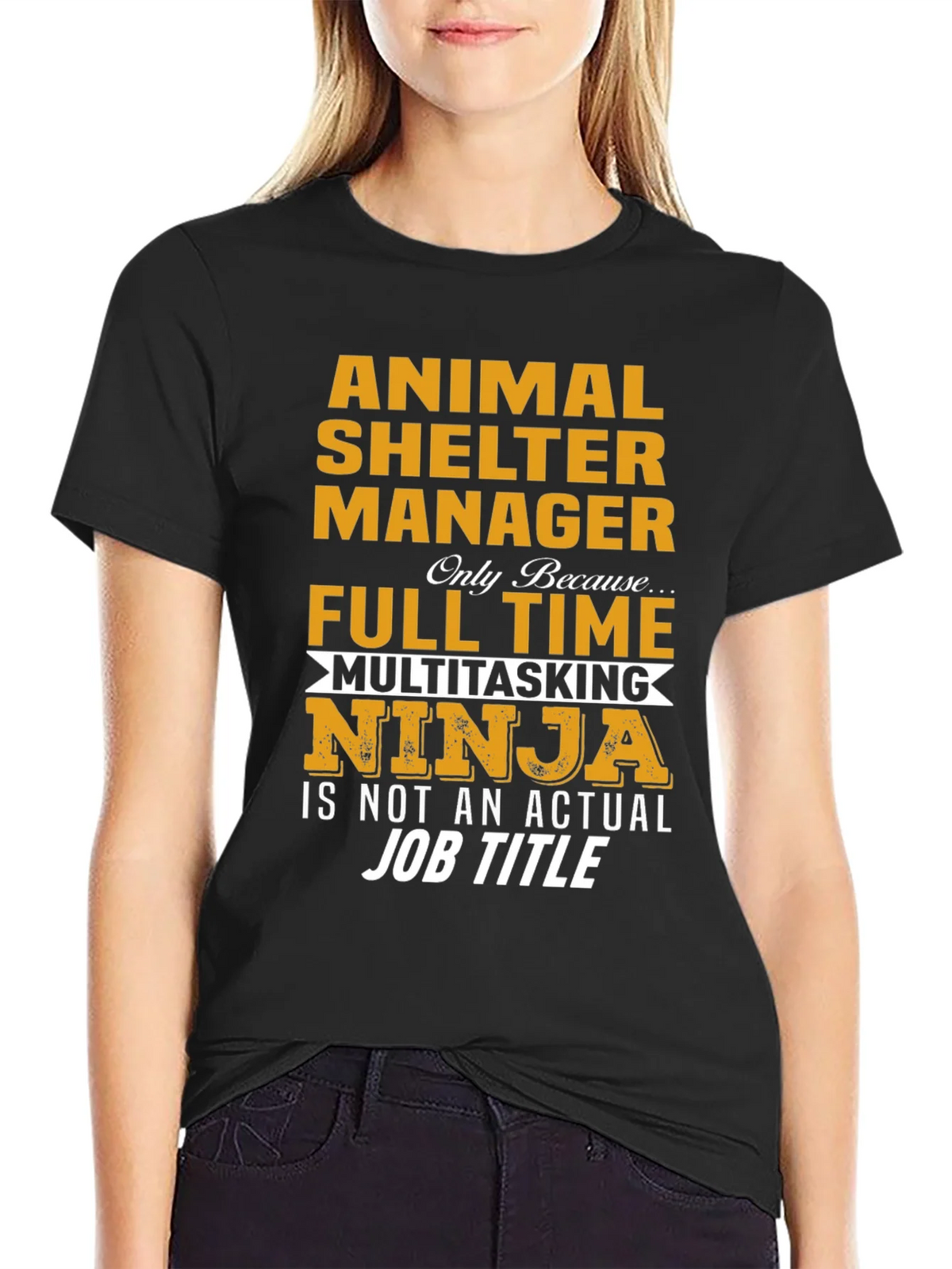 Animal Shelter Manager Multitasking Ninja T-Shirt product image 2