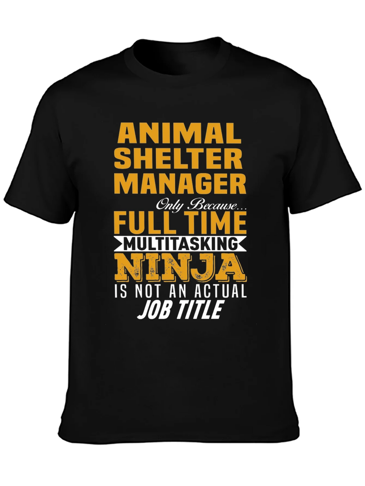 Animal Shelter Manager Multitasking Ninja T-Shirt product image 3