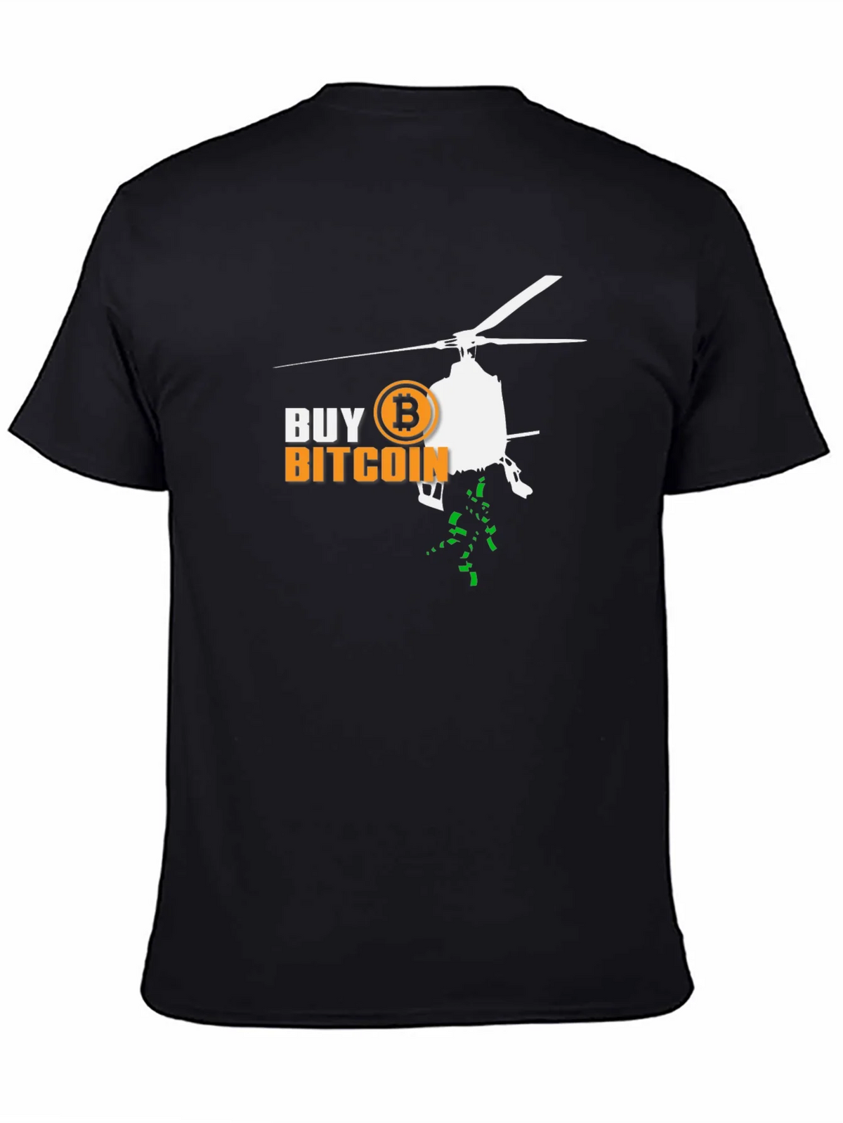 Buy Bitcoin Helicopter Money T-Shirt product image 1
