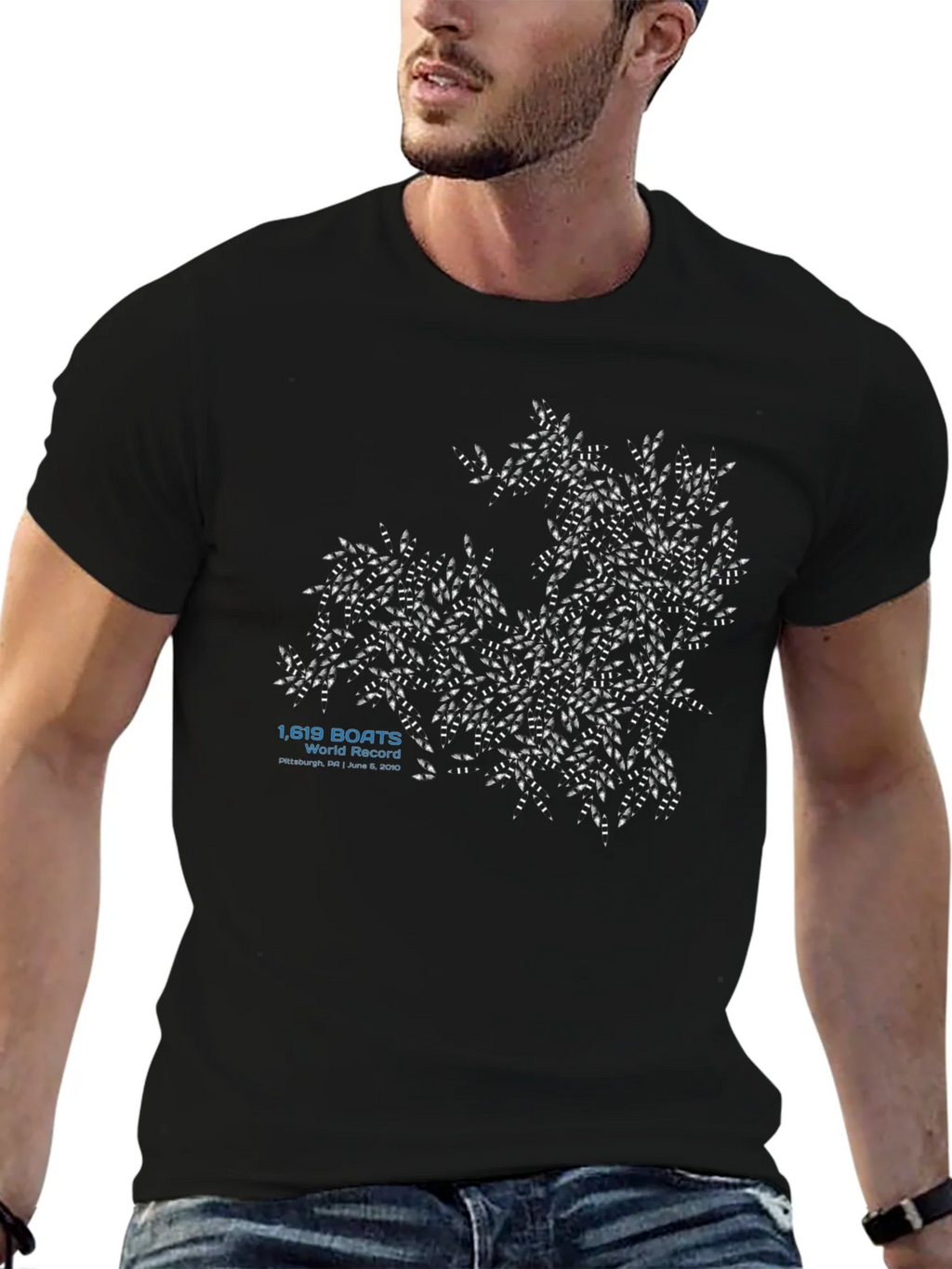 1619 Boats World Record Graphic T-Shirt product image 6