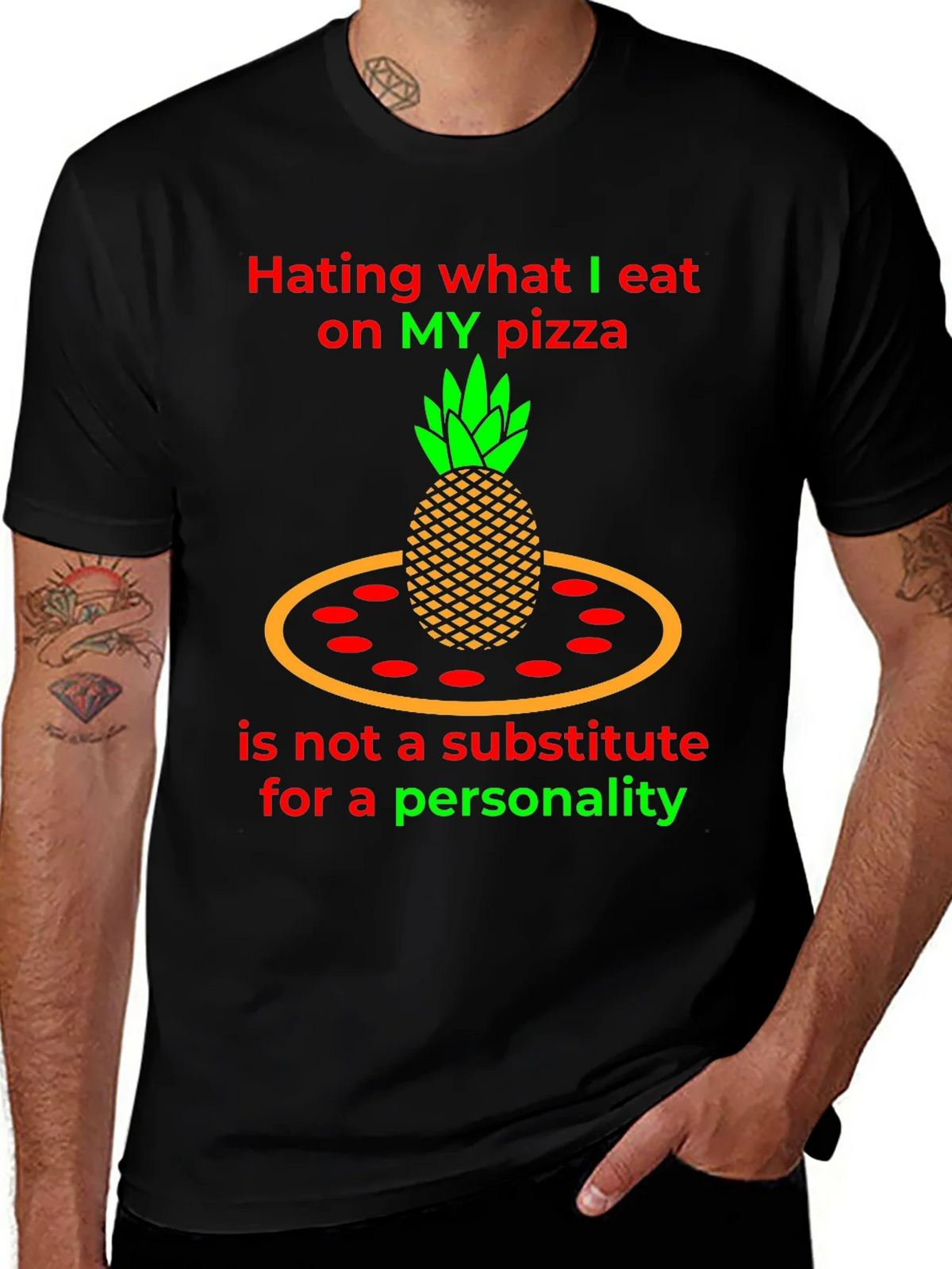 Pineapple Pizza T-Shirt - Hating My product image 1